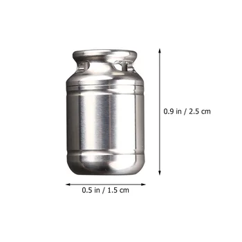 1 шт. брелок-футляр для бутылок, портативное хранилище, держатель из титанового сплава для путешествий на открытом воздухе (большой)