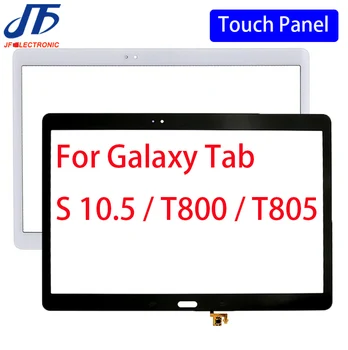 10 шт. Замена Samsung Galaxy Tab S 10.5 T800/T805, сенсорный экран, Дигитайзер, ЖК-дисплей, переднее внешнее стекло