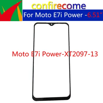 10 шт./лот для Motorola Moto E7i Power XT2097-13 Замена передней внешней стеклянной панели ЖК-дисплея с сенсорным экраном