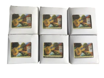 100 Упаковок Сотня Alice AC106 Мультифиламентные Нейлоновые Струны Для Классической Гитары С Антикоррозийным Покрытием Из Медного Сплава С Серебряным Покрытием