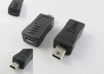 10шт Мини 5-контактный разъем USB-адаптера Micro 5-контактный разъем USB-адаптера
