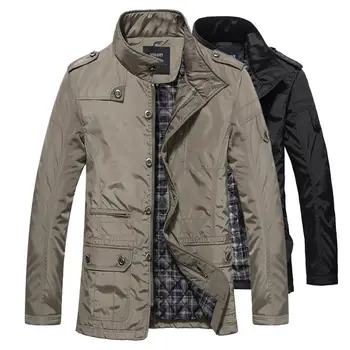 2023 Зимние мужские куртки и пальто для отдыха, ветрозащитная толстая теплая куртка, мужской длинный тренч, парка, прямая поставка одежды