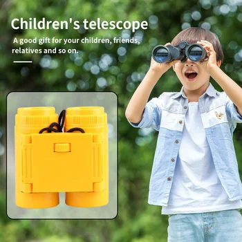 2023 Новый 1 шт. уличный детский игрушечный телескоп, пластиковый цветной бинокль, детский научно-образовательный телескоп, игрушки