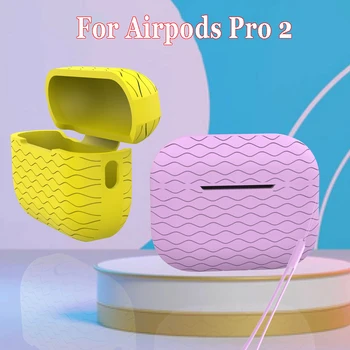 2023 Новый Силиконовый чехол для Airpods Pro 2 Чехол Мягкая сумка для Apple Airpod Bluetooth Наушники AirPods Зарядка Защитная Оболочка