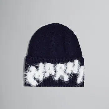 2023 новый шерстяной пуловер с флокированием, шляпа Y2K в стиле хип-хоп, мусорная шапочка, забавная уличная мужская повседневная откровенная женская шляпа