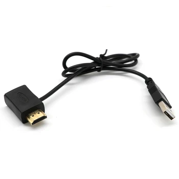2X Разъем HDMI между мужчинами и женщинами + удлинитель адаптера для зарядного устройства USB 2.0