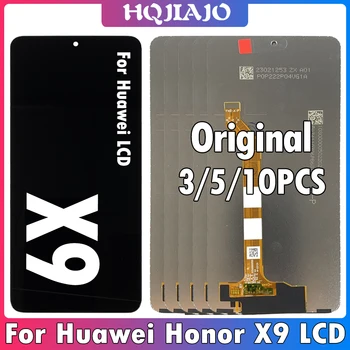 3/5/10 шт. Оригинал для Honor X9 ЖК-дисплей с сенсорным экраном, Дигитайзер для Huawei Honor X9, запчасти для ремонта ЖК-дисплея 4G