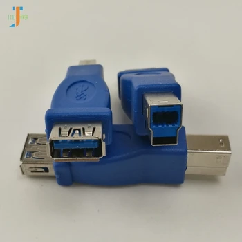300 шт./лот Высокоскоростной USB 3.0 типа A с разъемом типа B с разъемом типа AF на BM для компьютера