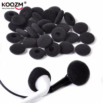 30шт губчатых чехлов с наконечниками, черные мягкие поролоновые вкладыши для наушников, замена амбушюр для наушников MP3 MP4 Moblie Phone.