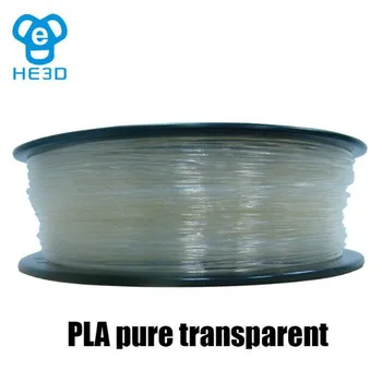 3D-принтер серии PLA Transparency PLA1.75mm 1 кг (2,2 фунта) Нити для 3D-печати Прозрачный многоцветный