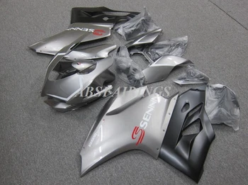 4Gifts Новый ABS Пластиковый Корпус Мотоциклетный комплект обтекателей Подходит Для Ducati 899 1199 panigale 1199S 2012 2013 2014 2015 Изготовленный На Заказ Серый Черный