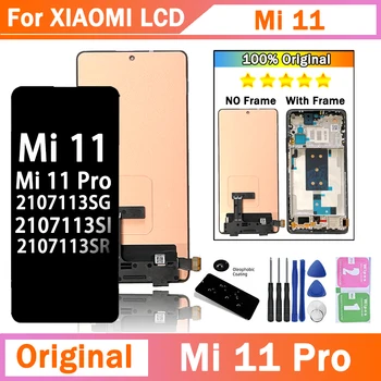6,67”Оригинал Для Xiaomi 11T 11T Pro LCD 21081111RG Экран дисплея Сенсорная панель Дигитайзер Для Mi 11T 11T Pro 2107113SG ЖК-рамка