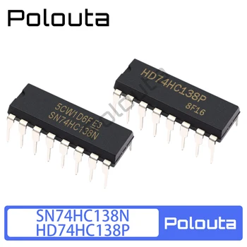 8ШТ SN74HC138N HD74HC138P 74HC138 DIP-16 мультиплексорный чип POLOUTA