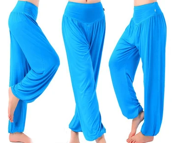 9 цветов, новые летние женские штаны для йоги, спортивные брюки из модала тай-чи, шаровары для упражнений, кофейный/зеленый/синий/красный