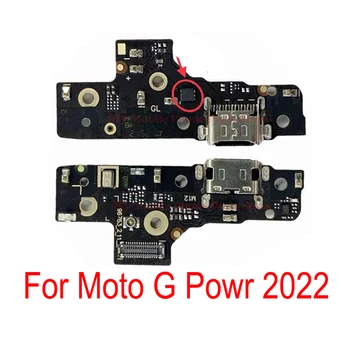 AAAAA Качественный USB Порт Для Зарядки Док-станция Разъем Платы Гибкий Кабель Для Motorola Moto G Power 2022 Зарядное Устройство Плата Зарядки Flex