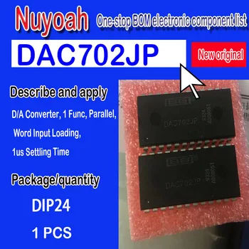 DAC702JP DAC702JP импортированный двухрядный 24-линейный блок PDIP компонентной печатной платы IC D/A преобразователя, 1 Функция, параллельный,