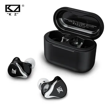 KZ Z3 TWS Bluetooth 5.2 Наушники 1BA + 1DD Гибридная Игровая Спортивная гарнитура HiFi APTX Touch Control Наушники С шумоподавлением SKS Z1 S2