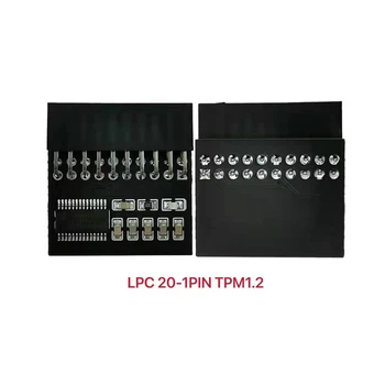 LPC 20-Контактный Модуль Безопасности Шифрования TPM1.2 Замена Частей Процессора Шифрования Модуль Безопасности Криптографии для ASUS /ASRock