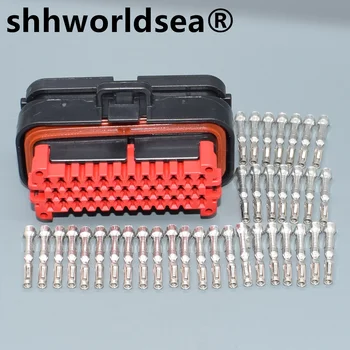 shhworldsea 35-контактный способ 776164-1 женские водонепроницаемые авторазъемы автоаксессуары Проводное соединение штекер ECU с клеммой