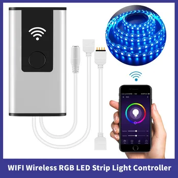 Timethinker WIFI Wireless Smart RGB LED Strip Light Controller Переключатель 12V 24V RGB RGBW DIY Выключатель Света для Alexa Google Home