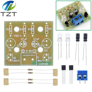 TZT Простая Светодиодная Вспышка DIY Kits Схемотехника DIY Electronic Suite 1,2 мм Запчасти для Arduino Flash LED Kit Электронный DIY Kit