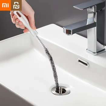 Xiaomi Youpin Щетка для чистки канализации, Гибкая Раковина, Ванна, Туалет, Дренажная труба, Щетка для чистки волос, Инструменты для кухни, ванной, Креативного дома
