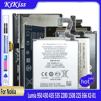 Аккумулятор BV-T5E BN-06 BV-5J BL-L4A BV-T5C BL-5C BL-4C BL-4UL BL-5CA BL-4U для Nokia Lumia 950 430 435 535 2280 1508 225 E66 X2-01