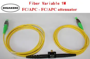 бесплатная доставка AB245 VOA FC/APC Оптоволокно 0 ~ 60 ДБ встроенный 1 м регулируемый аттенюатор
