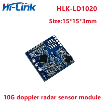 Бесплатная Доставка Hi-Link 10 ГГц Микроволновая Печь 3.3 В HLK-LD1020 Модуль Радарного датчика Маломощный Интеллектуальный Датчик Микродвижения 1T1R