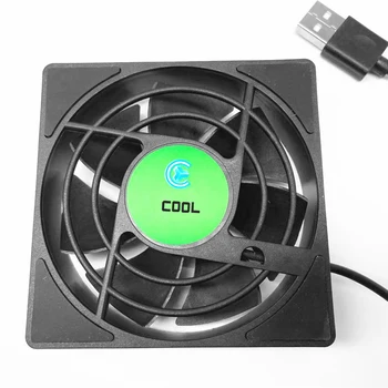 Вентилятор охлаждения TV Box TV Box Бесшумный Бесшумный Охладитель 5V USB Power Radiator Мини-Вентилятор