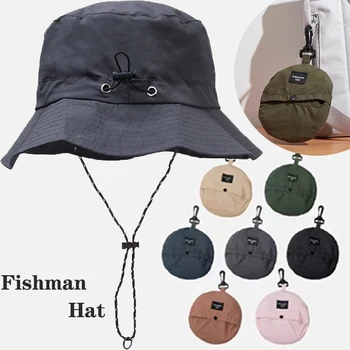 Водонепроницаемая шляпа рыбака, женская летняя защита от солнца, защита от ультрафиолета, кепки для кемпинга, пешего туризма, альпинизма, Мужская панама, уличная шляпа-ведро