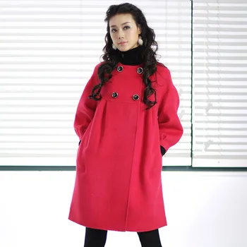 Двустороннее твидовое пальто из 90% шерсти Hepburn, корейское короткое пальто