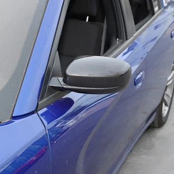 Декоративная накладка крышки зеркала заднего вида для Dodge Charger 2010-2021 Chrysler 300C 2011-2021 Аксессуары, детали из АБС-пластика и углеродного волокна