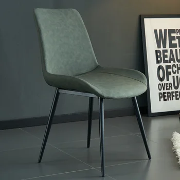 Дизайнерские обеденные стулья для салона красоты, офиса, спальни, вспомогательные обеденные стулья, мебель для кухни Nordic Sedia Ufficio DX50CY