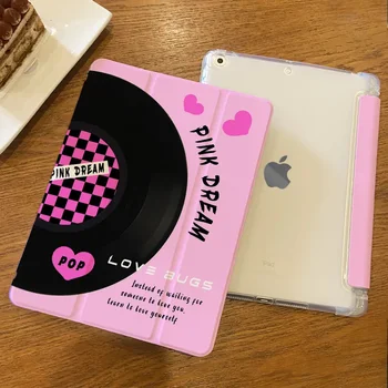 Для iPad 2021 10,2 2022 10,9 Pro 11 12,9 Дюймов Розовый Чехол для записи Музыки Love Music Для iPad Air 4 5 10,9 3 10,5 Mini 6 8,3 4 5 Чехол