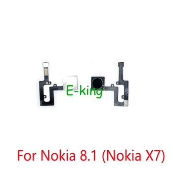 Для Nokia 8.1 Nokia X7 Кнопка Home Датчик отпечатков пальцев Гибкий кабель Запасные части для ремонта
