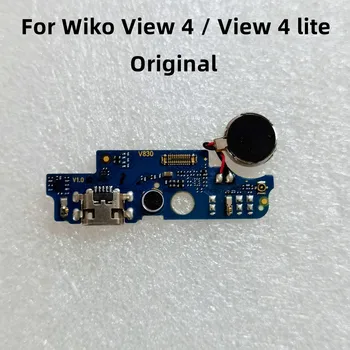Для Wiko View 4 view 4 Lite Оригинальная Зарядная Панель Usb Печатная Плата Мобильного Телефона Задняя Заглушка Маленькая Плата Порт Зарядки view4 Lite