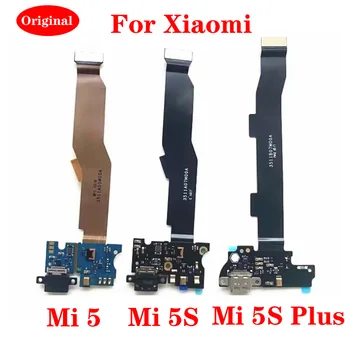 Для Xiaomi Mi 5 5S 5SPlus Оригинальный USB Порт Для Зарядки Разъем Микрофонной Сенсорной платы Разъем Материнской Платы Гибкий Кабель Запасные Части