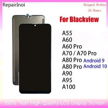 ЖК-дисплей Для Blackview A55 A90 A95 A100 A60 A70 Pro A80 Pro android 9 android 10 ЖК-дисплей С Сенсорным Экраном Дигитайзер В сборе