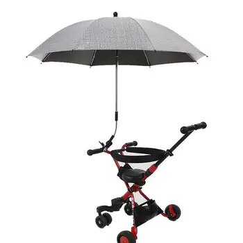 Зонт для детской коляски с фиксатором, зонт с регулируемой защелкой, зонт для защиты от ультрафиолета, для инвалидов-колясочников, детское кресло