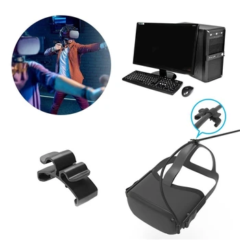 Кабель для передачи данных 2шт для Oculus -Quest 1/2 Link, кабель для гарнитуры виртуальной реальности, аксессуары для виртуальной реальности, кабельный зажим Оптом и в розницу