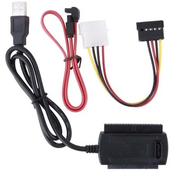 Кабель-Преобразователь SATA/PATA/IDE-Накопителя к USB 2.0-Адаптеру для 2,5/3,5-Дюймового Жесткого Диска Hot Worldwide Adapter Converter Cable