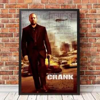 Классический постер фильма Crank, принты на холсте, украшение дома, настенная живопись (без рамки)