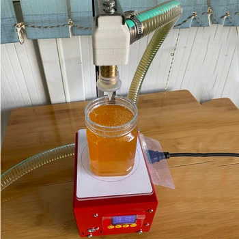 Коммерческая машина для розлива медовой пасты Шестеренный насос для взвешивания вязкой жидкости Автоматическая машина для наполнения пасты 3 кг 5 кг