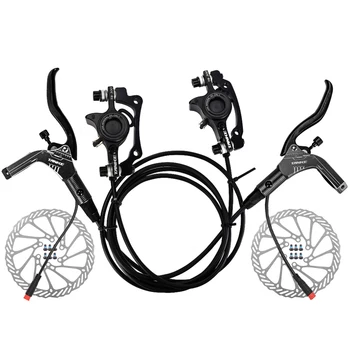 Комплект Гидравлических Тормозов E-Bike с Роторами 160 мм, Передний и Задний Гидравлический Дисковый Тормозной Суппорт, Рычаг для Электрического Велосипеда, Скутера