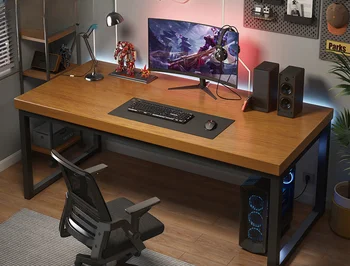 Компьютерный стол, рабочий стол, домашний стол и набор стульев, спальня, простой современный офисный стол, рабочий стол