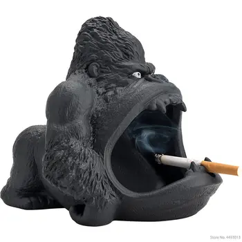 Креативная и свирепая пепельница Donkey Kong большой емкости бытовая керамическая защита от улетучивания пепла автомобильная большая пепельница украшения