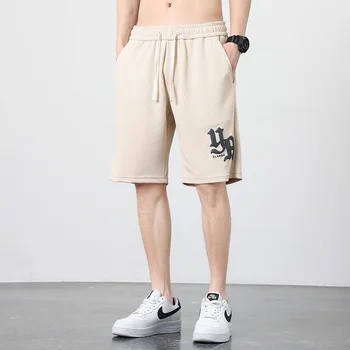 Летние мужские винтажные баскетбольные шорты 2023 года, свободные спортивные брюки оверсайз, уличные японские модные повседневные шорты с завязками
