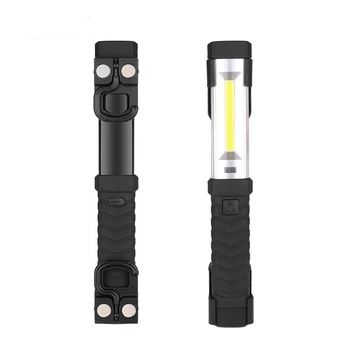 Многофункциональный рабочий светильник ZK50 COB + Led, регулируемый крючок для парашюта с магнитом, USB перезаряжаемый светильник для ремонта, Уличный светильник для палатки