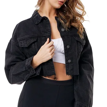 Модные зимние и осенние женские черные куртки с длинным рукавом, пальто, повседневные ветрозащитные хлопковые женские пальто
